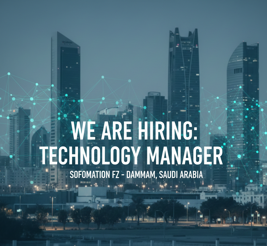 Technology Manager IT Job Opening Dammam Saudi Arabia Sofomation